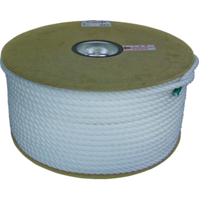 ユタカメイク ポリエチレンロープドラム巻 9mm×150m ホワイト(Tcode:7947640)