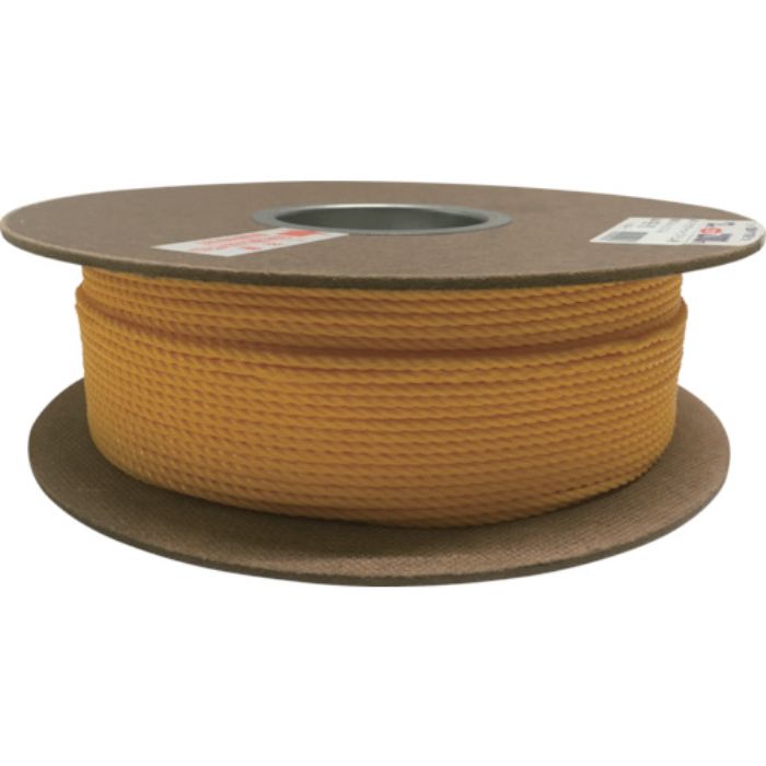 ユタカメイク ポリエチレンロープドラム巻 3mm×200m イエロー(Tcode:7947747)