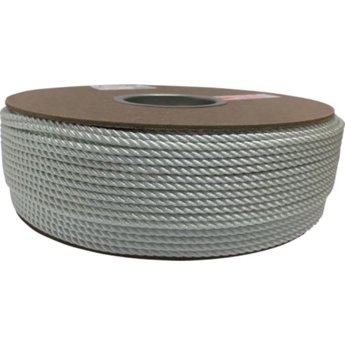 ユタカメイク ナイロン3打ロープドラム巻 4mm×200m(Tcode:7947909)