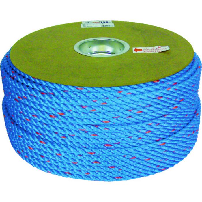 ユタカメイク タストンロープ ブルー ドラム巻 9φ×150m 青(Tcode:7541431)