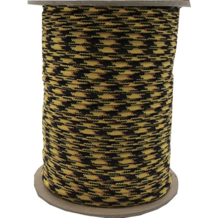 ユタカメイク 強力カラーコード 4mm×100m(黄/黒)(Tcode:8189788)