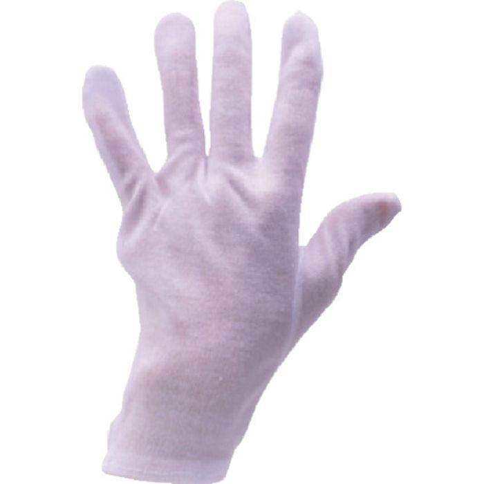 TRUSCO ポリエステルスムス手袋 マチなし L 左手用 10枚入(Tcode:3691138)