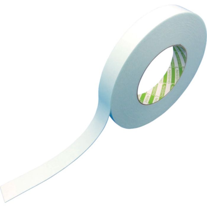 日東エルマテ 住宅内装用強力両面テープ パネルタックテープ 1.2mm×20mm×10m ホワイト(Tcode:4139861)
