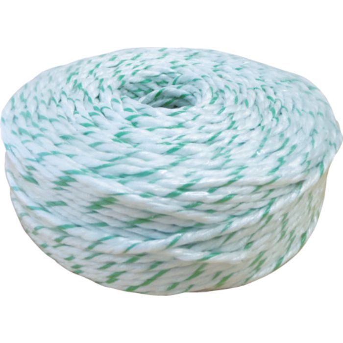 ツカサ ペッピーロープ 色白/緑 線径5mm 長さ300m(Tcode:7731256)