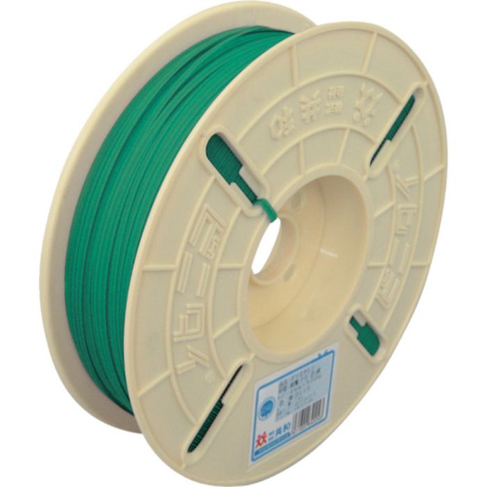 ビニタイ ポリエチレン リール巻 4mm×500M 緑(Tcode:2899752)