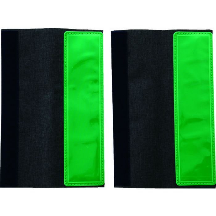 TRUSCO フルハーネス用反射材 2枚入 グリーン(Tcode:2065330)