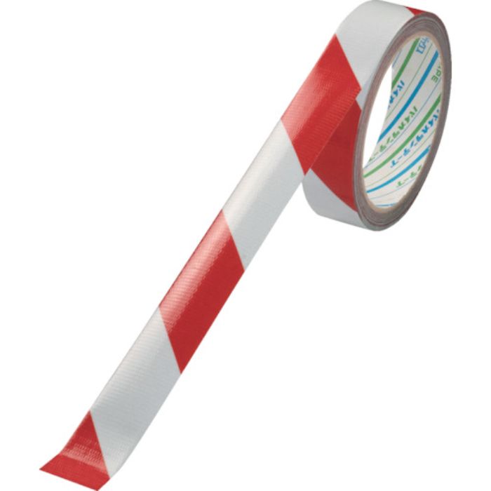 パイオラン 再帰反射テープ 25mm×10m ホワイト/レッド(Tcode:2930846)