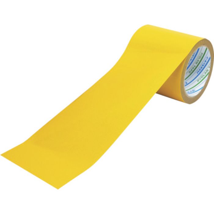 パイオラン 再帰反射テープ 100mm×10m イエロー(Tcode:3817436)