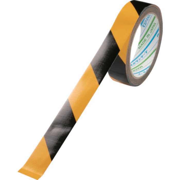 パイオラン 再帰反射テープ 25mm×10m イエロー/ブラック(Tcode:2930838)