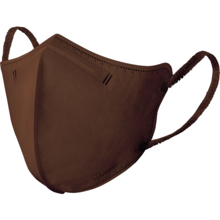 IRIS 289120 DAILY FIT MASK 立体マスク ふつうサイズ 5枚入 ブラウン(Tcode:3361429)