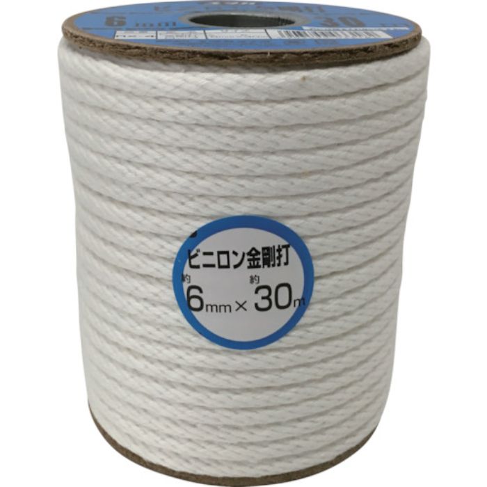 ユタカメイク ロープ ビニロン金剛打ロープボビン 6φ×30m(Tcode:7948298)