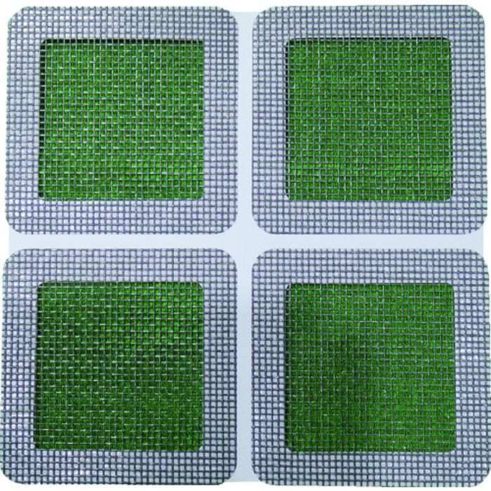 IWATANI 創進 網戸補修シート グレー正方形小 8枚入り(Tcode:7812558)