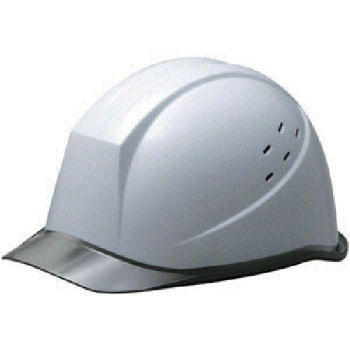 ミドリ安全 バイザー型 通気孔付ヘルメット ホワイト(Tcode:8111265)