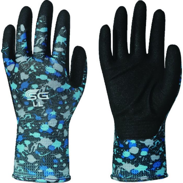 トワロン ニトリル背抜き手袋 SG-A025 ペイントブラック LL(Tcode:1373700)