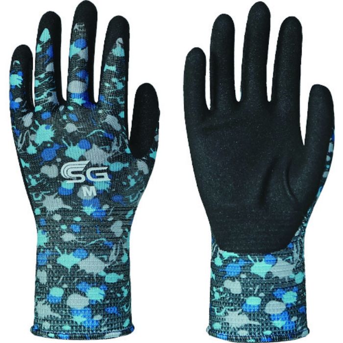 トワロン ニトリル背抜き手袋 SG-A025 ペイントブラック M(Tcode:1373701)