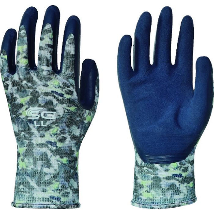 トワロン 天然ゴム背抜き手袋 SG-R107 ぼかし柄グレー LL(Tcode:1373703)