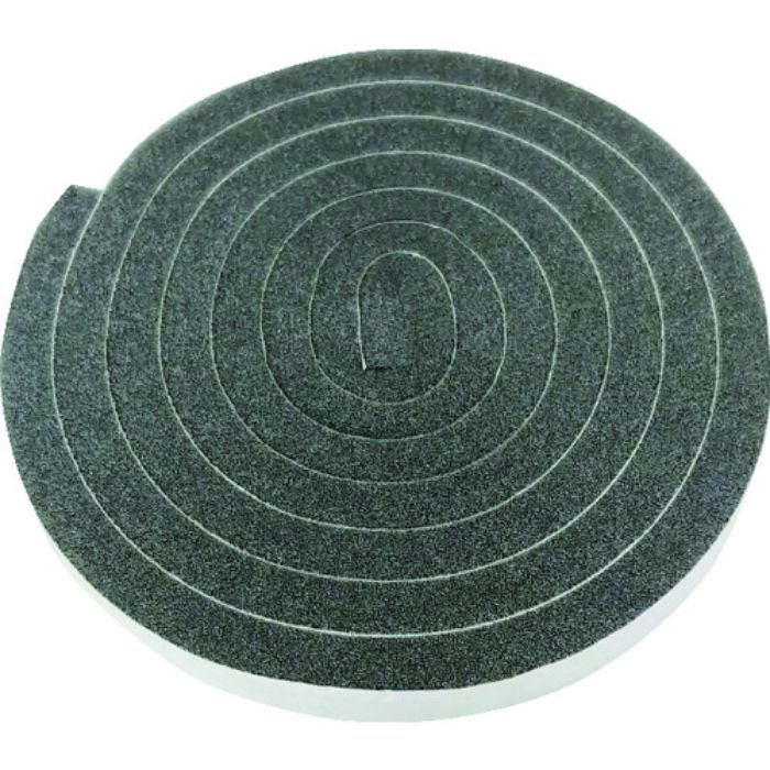 槌屋 すき間テープ ダークグレー 10mm×15mm×2m(Tcode:3564207)