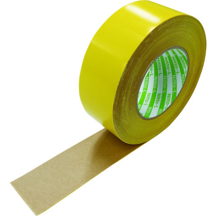 日東エルマテ 日東エルマテリアル 粗面ラインテープLS 0.91mm×50mm×10M 黄(Tcode:2072572)