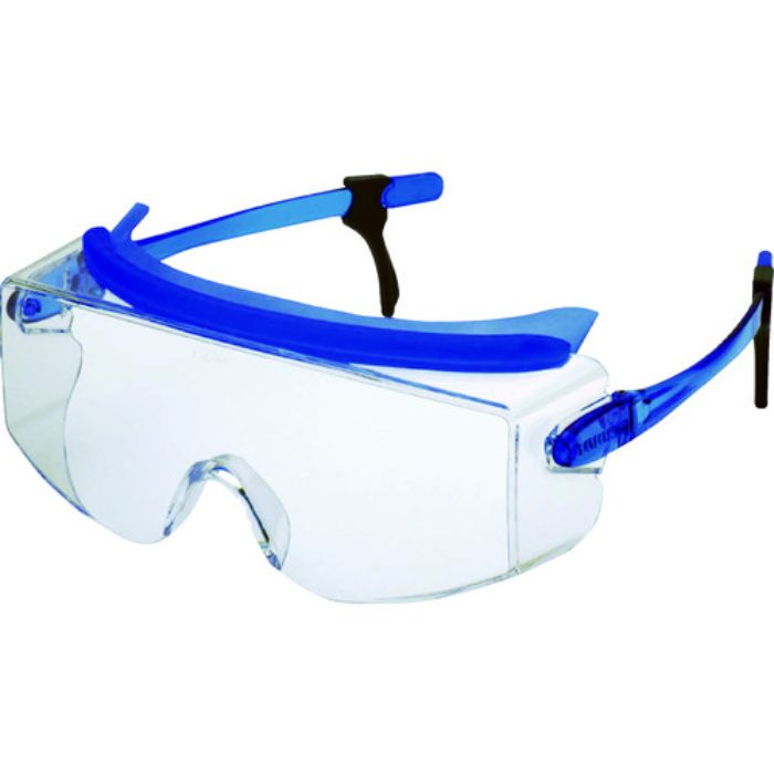YAMAMOTO 保護メガネ 一眼型セーフティ オーバーグラス ブルー(Tcode:3793737)