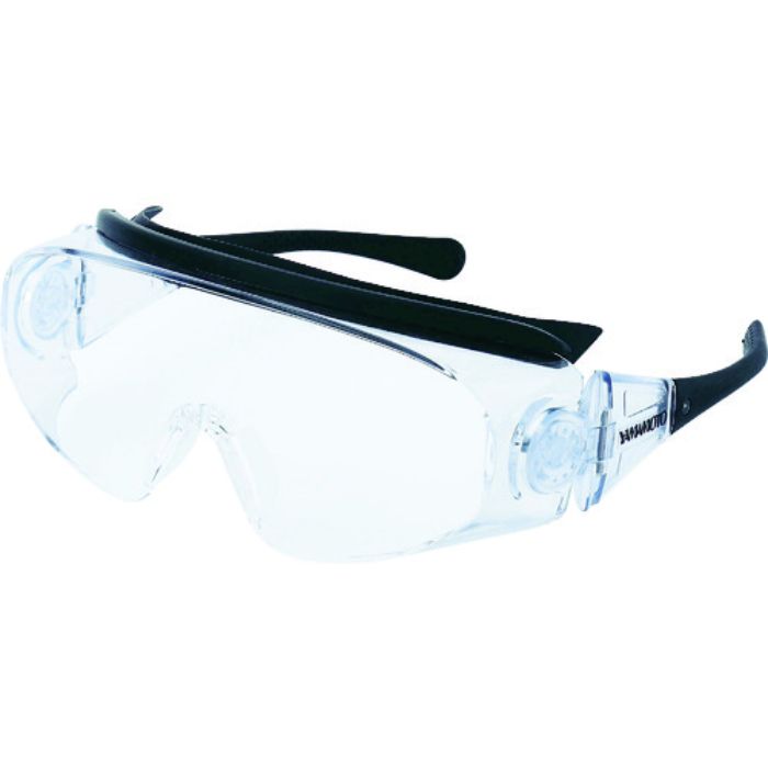 YAMAMOTO 一眼型保護メガネ(オーバーグラスタイプ) 度付対応タイプ ブラック(Tcode:3569721)