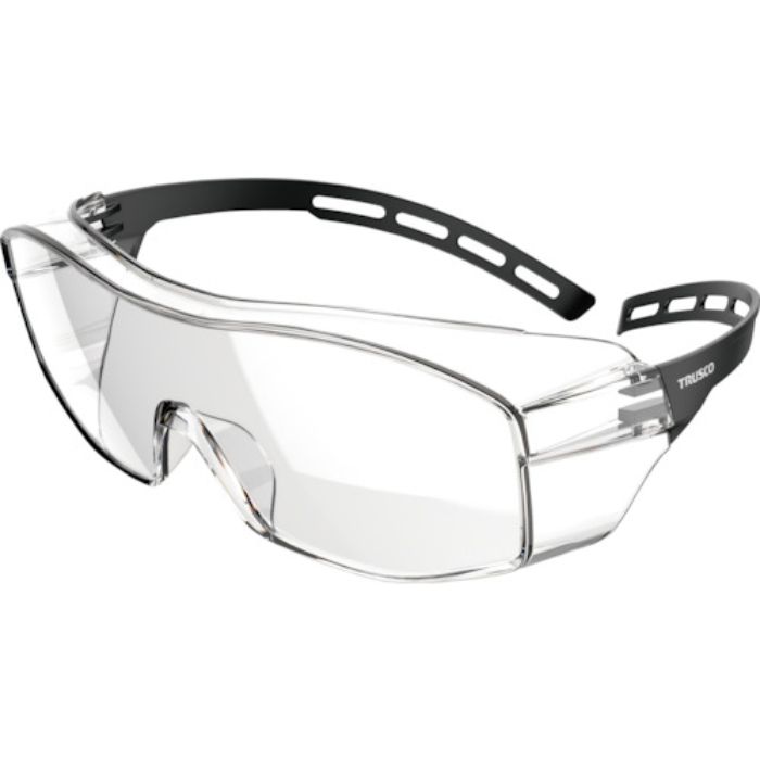TRUSCO まとめ買い 一眼型オーバーセーフティグラス(JIS規格品・超軽量フィットタイプ)200個(Tcode:4336822)