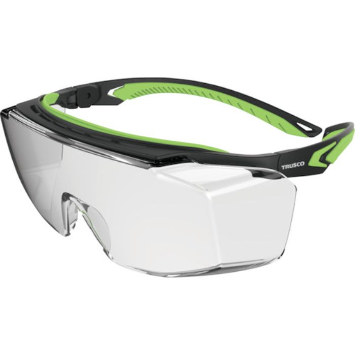 TRUSCO まとめ買い 一眼型オーバーセーフティグラス(JIS規格品・ひさし付きタイプ)10個(Tcode:4336728)