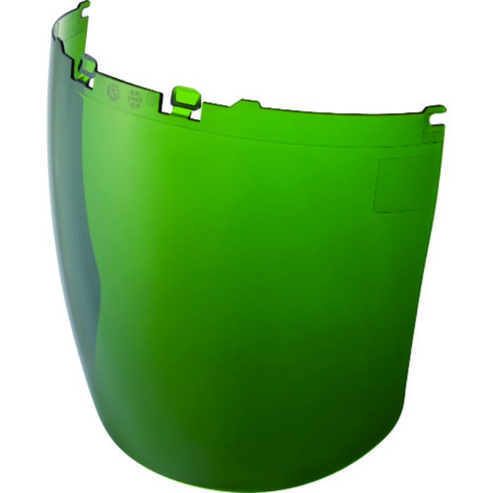 OTOS かぶり型防災面替えレンズ グリーン 赤外線保護 濃度5(Tcode:1613696)