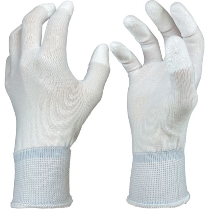 勝星 指先フィットライナー白10双組 SS(Tcode:8086780)