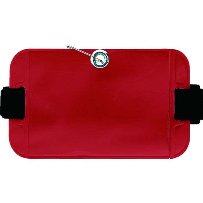 TRUSCO アームパス 名刺サイズ レッド(Tcode:1148440)