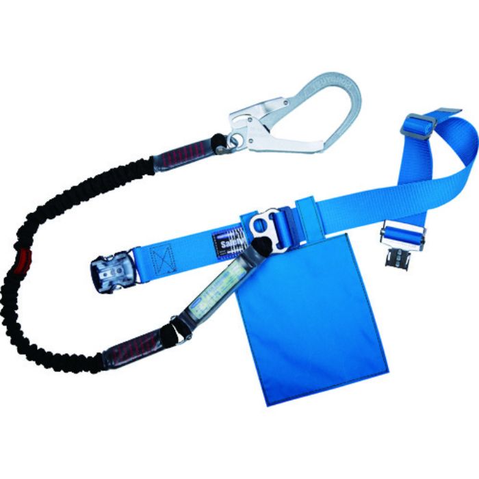 TSUYORON 胴ベルト型墜落制止用器具 TB-NV-OT593 ノビロン ワンタッチバックル アルミ軽量タイプ 青 Mサイズ(Tcode:1635105)