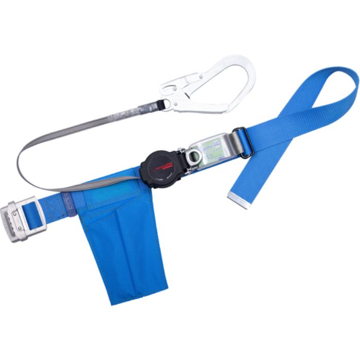 TSUYORON 胴ベルト型墜落制止用器具 TB-ORL-593 ワンハンドリトラ 軽量タイプ 青 Mサイズ(Tcode:1635003)