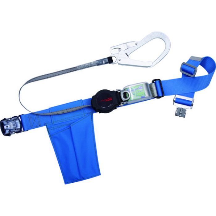 TSUYORON 胴ベルト型墜落制止用器具 ワンハンドリトラ 軽量ワンタッチ型 青 Mサイズ(Tcode:1635072)