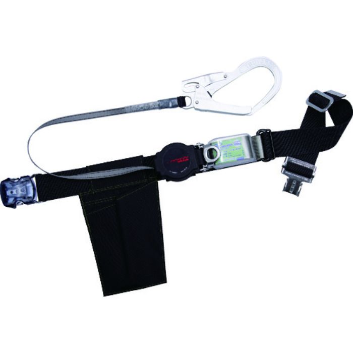 TSUYORON 胴ベルト型墜落制止用器具 ワンハンドリトラ 軽量ワンタッチ型 黒 Mサイズ(Tcode:1636626)