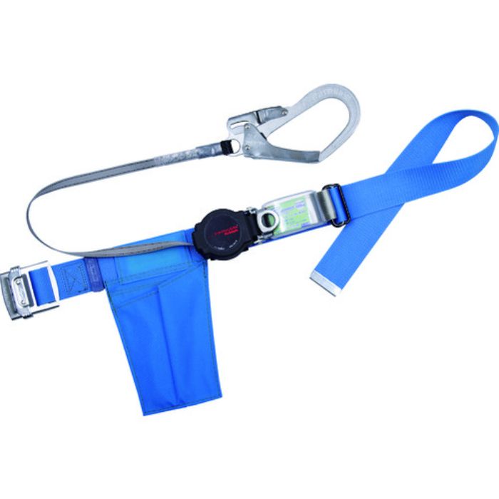TSUYORON 胴ベルト型墜落制止用器具 TB-ORN-599 ワンハンドリトラ スタンダードタイプ 青 Mサイズ(Tcode:1633521)