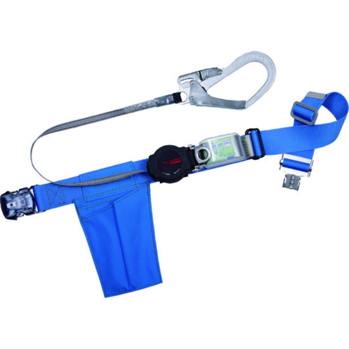 TSUYORON 胴ベルト型墜落制止用器具 ワンハンドリトラ ワンタッチ型 青 Mサイズ(Tcode:1631879)