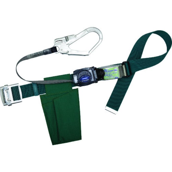 TSUYORON 胴ベルト型墜落制止用器具 TB-RN-590 リトラ(ロックなし) スタンダードタイプ 緑 Mサイズ(Tcode:1633432)