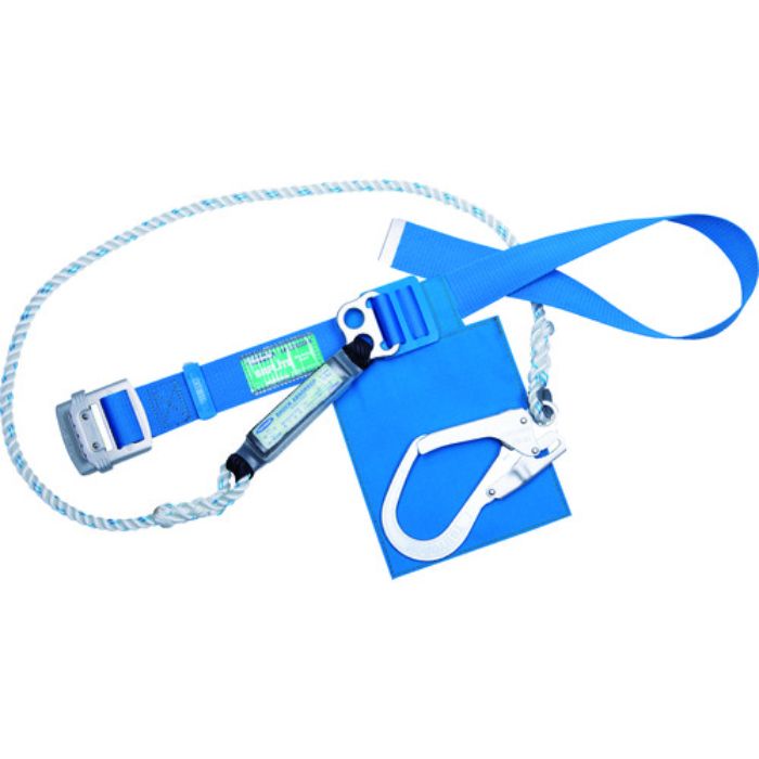 TSUYORON 胴ベルト型墜落制止用器具 TB-SAF-593 セフライト アルミ軽量タイプ 三つ打ち 青 Mサイズ(Tcode:1633526)