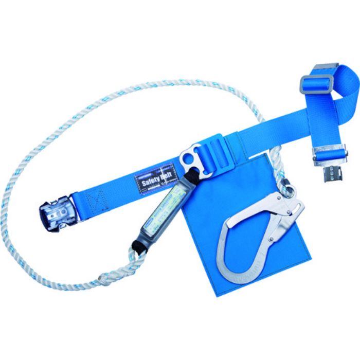 TSUYORON 胴ベルト型墜落制止用器具 セフライト 軽量ワンタッチ型 青 Mサイズ(Tcode:1636649)