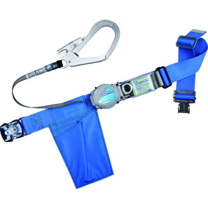 TSUYORON 胴ベルト型墜落制止用器具 TB-TRL-OT593 ツーウェイリトラ ワンタッチバックル アルミ軽量タイプ 青 Mサイズ(Tcode:1633469)