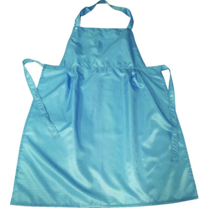 TRUSCO クリーンルーム用エプロン 青(Tcode:1247011)