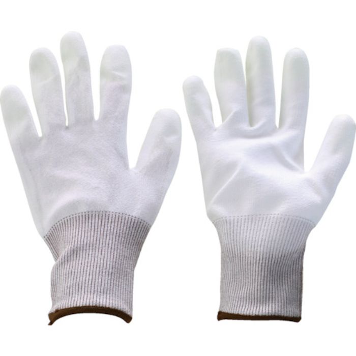 TRUSCO 耐切創ウレタン背抜き手袋 耐切創レベル2 Lサイズ(Tcode:2559312)