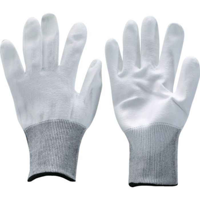 TRUSCO 耐切創ウレタン背抜き手袋 耐切創レベル2 LLサイズ(Tcode:2559309)