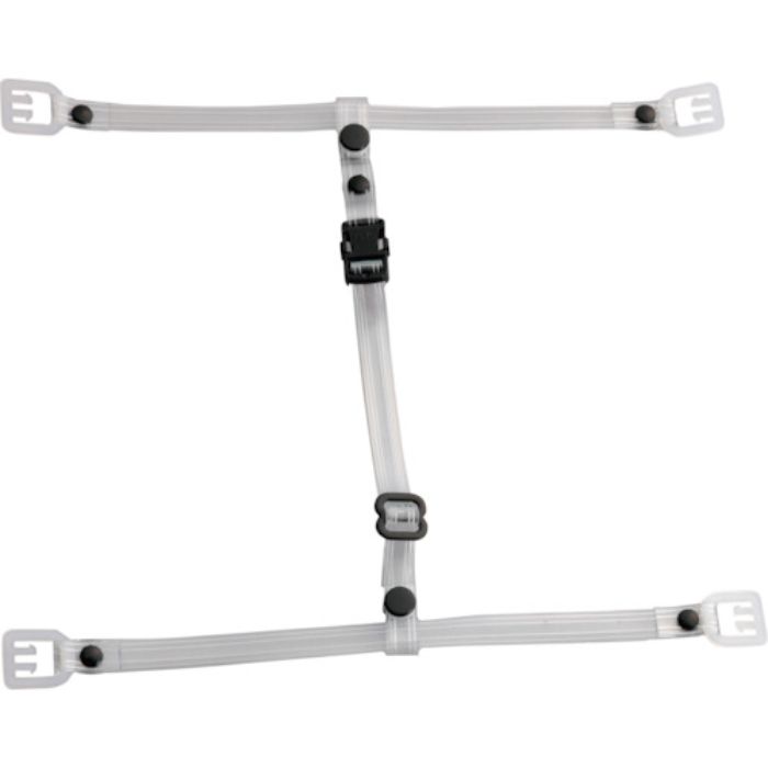 トーヨーセフティ ヘルメット用アゴヒモ 透明ビニール製 クリア(Tcode:2262031)