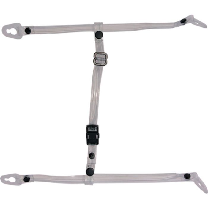 トーヨーセフティ ヘルメット用アゴヒモ 透明ビニール製 クリア(Tcode:2261924)