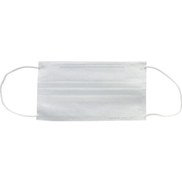 TRUSCO 作業用マスク(耳掛けタイプ)2層 (100枚入)(Tcode:2310257)