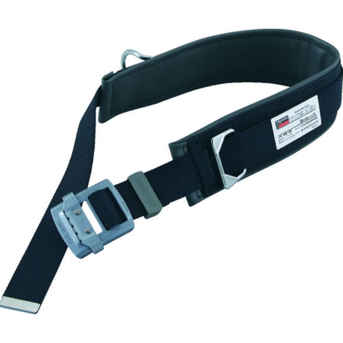TRUSCO ワークポジショニング用器具(柱上安全帯用胴・補助ベルト) 幅45mmX長さ1200mm ブラック(Tcode:1615677)