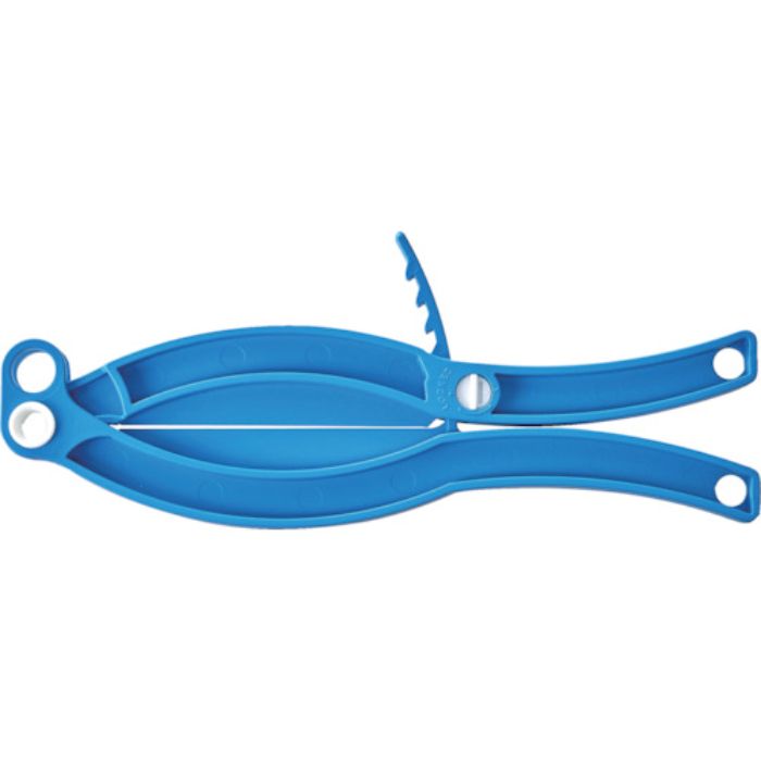 TRUSCO フレコンバック用クリップ 100mm 青(Tcode:2629504)