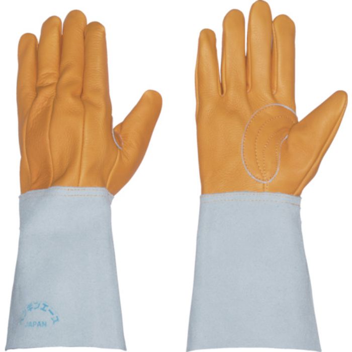 ペンギンエース 溶接用床革手袋 コンピ5本指 フリーサイズ(Tcode:1110036)