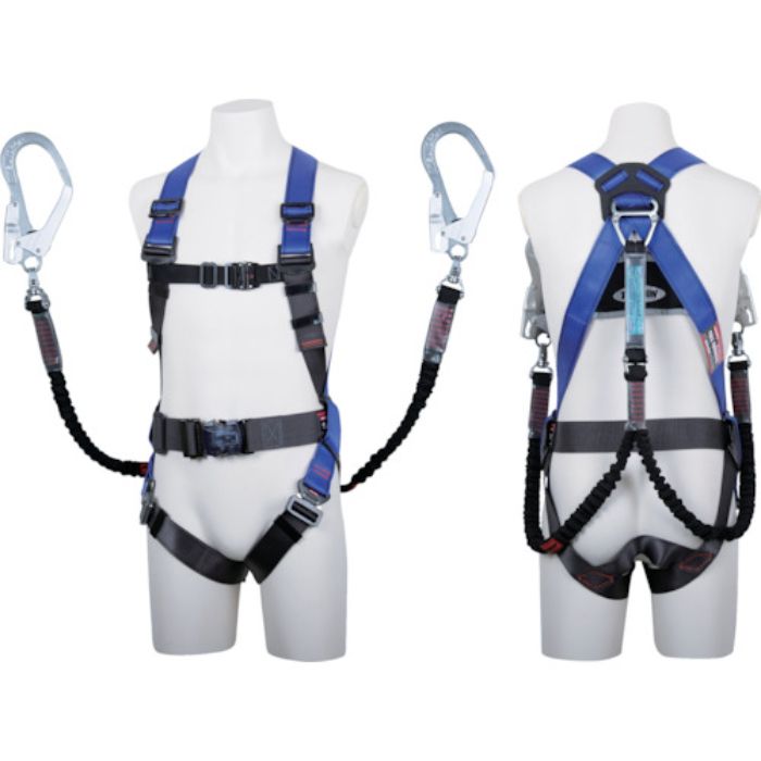 TSUYORON コアハーネス ツインランヤード付 TH-502-2NV93SV-OT ツインノビロン パープル Lサイズ(Tcode:1633466)