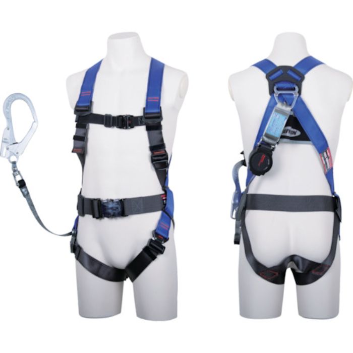 TSUYORON フルハーネス“コアハーネス”(胴ベルト付)シングルランヤード付き(Tcode:1633460)